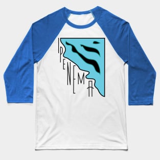 graphic beach Baseball T-Shirt